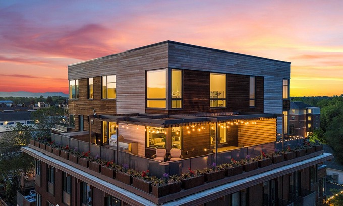 Fort Collins Condo | Extended Stay Premier Penthouse in Old Town Foco - River District - Mtn Views