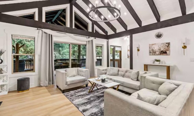 Swansea Point House | Extraordinary home with pool,hot tub, sauna, gym, arcade & theatre.