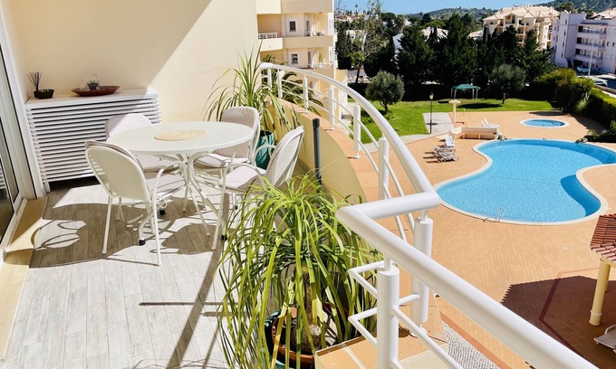 Luz Apartment | Fabulous Renovated Apartment, Amazing Sea Views, 2 Bed, A/C, WiFi, Pool, Beach