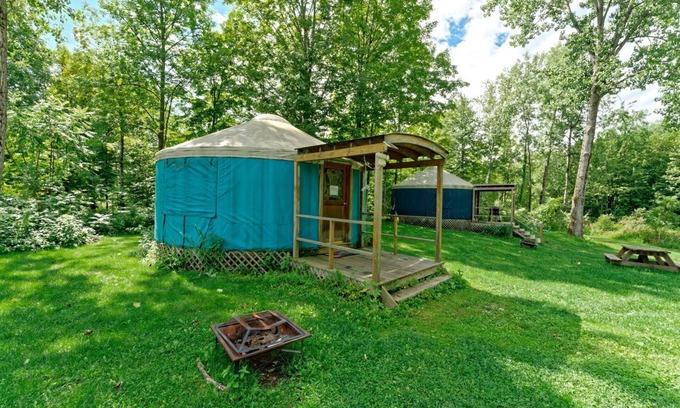 South Hartford RV Rental | Fabulous Upstate New York Glamping Yurt on a Farm