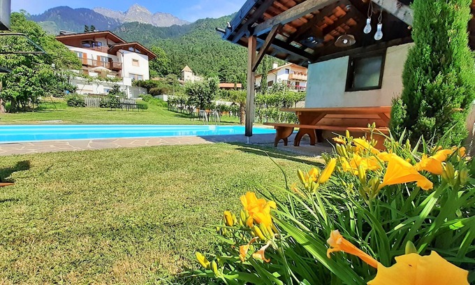 Lagundo Other | Farmhouse 'Fröhlichhof Pergola' with Mountain View, Shared Pool and Wi-Fi