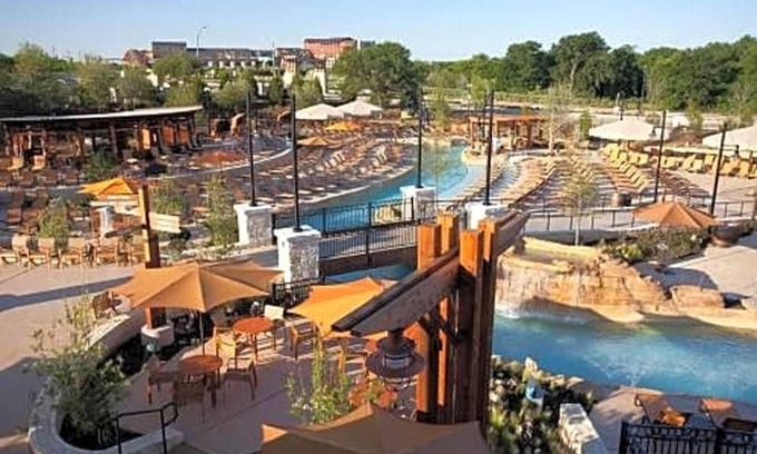 Grapevine Apartment | Featuring a 10-acre outdoor pool facility and a European-style spa .