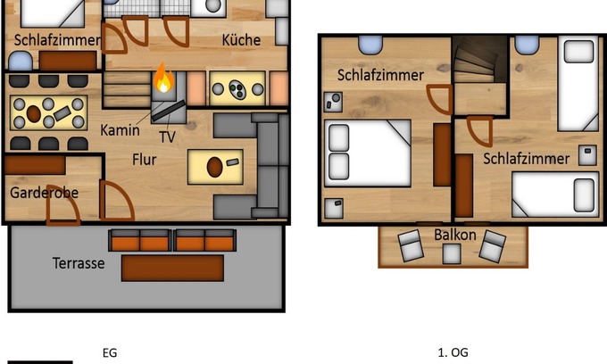 Seepark Kirchheim House | Ferienhaus für 6 Gäste mit 75m² in Kirchheim