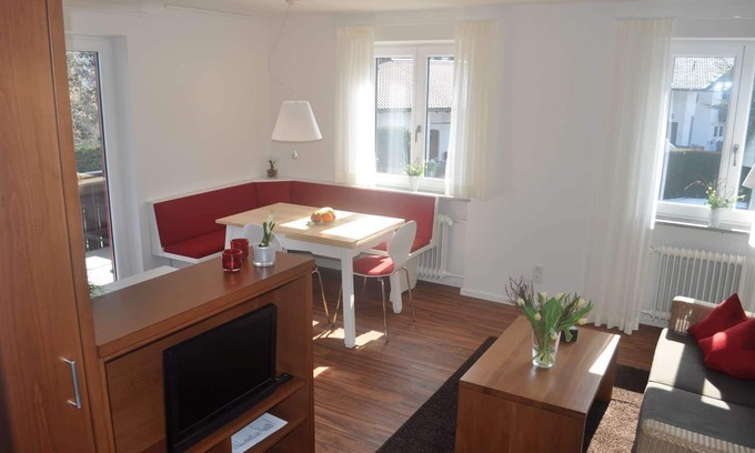 Mittenwald Apartment | Ferienwohnung Alpenglühen Komfortables Familien-apartment mit Herrlichem Blick