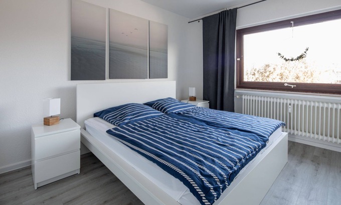 Ebkeriege Apartment | Ferienwohnung Flut, Modern & Liebevoll Eingerichtet, Wlan, Smart TV