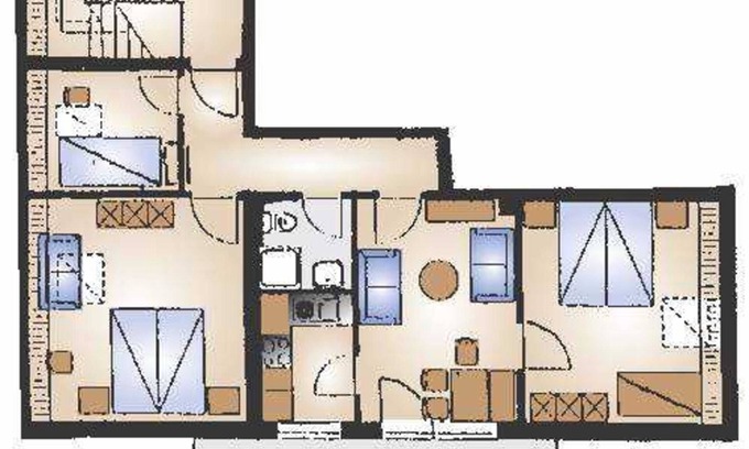 Waldeck Apartment | Ferienwohnung Gänseblume - Hotel & Ferienwohnungen Seeschlößchen