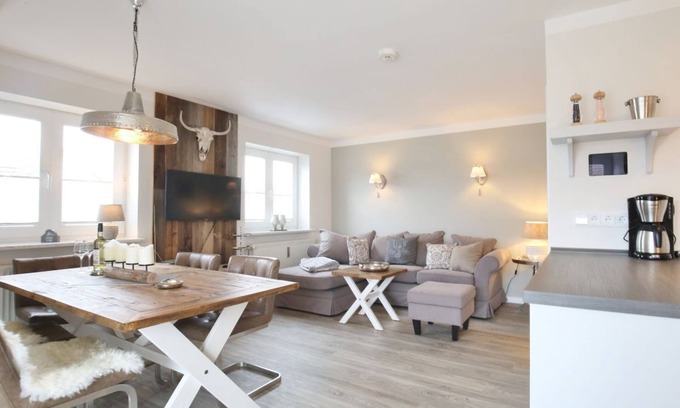 Garding Apartment | Ferienwohnung Gardingsglück in Garding für 4 Erwachsene und 2 Kinder