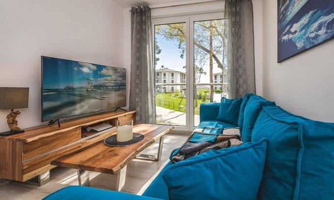 Zirchow Apartment | Ferienwohnung Meerzeit - Hochwertiges Appartement in Ruhiger Lage, mit Terrasse, Kostenfreier Sauna