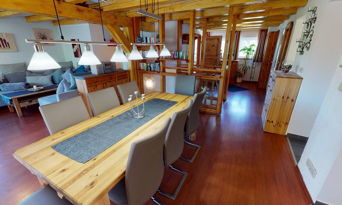 Lutterbek Apartment | Fewo 1 in der Wassermühle Lutterbek mit Terrasse, Außenpool, Sauna, Hottube und Grillkota