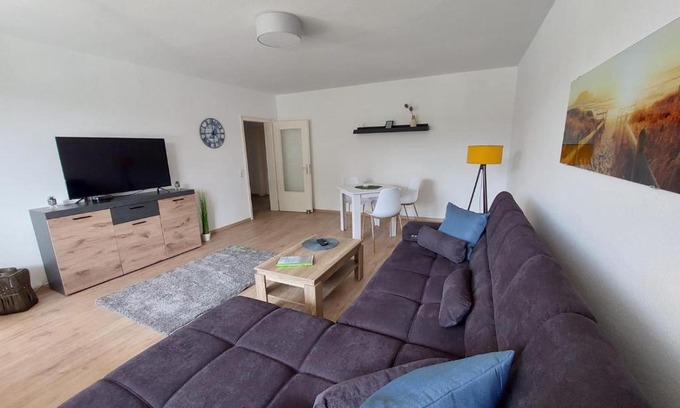 Center Apartment | Fewo am Kurpark mit Balkon