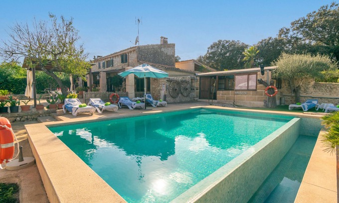 Sineu Villa | FINCA SON MATGINET 18 - Villa with private pool in SINEU. Free WiFi