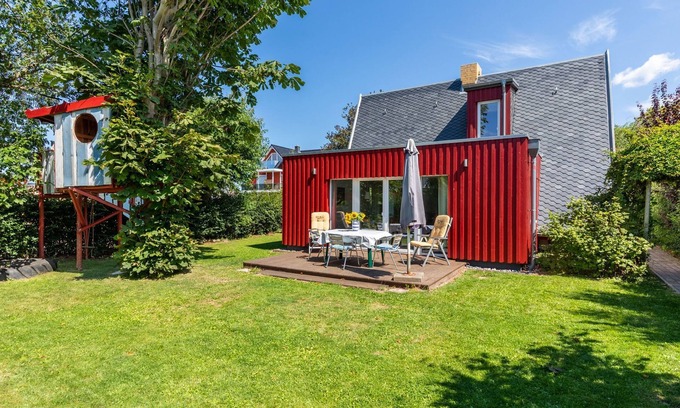 Nienhagen Cabin | Finnhütte mit Kamin und Meerblick - Balcony - Finnhütte mit Kamin & Meerblick -