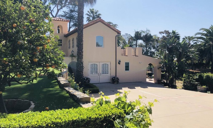 Upper Riviera House | Fiora Della Vita Italian Garden Estate Guest House next to the El Encanto Hotel