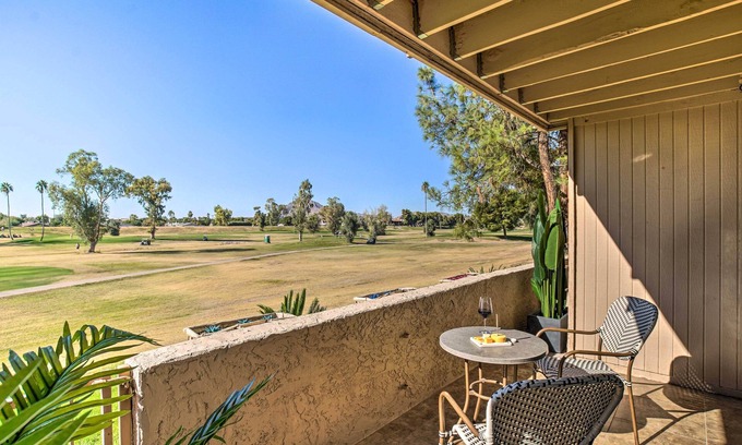 South Scottsdale Condo | First-Floor Condo w/Golf Course Views & Pool!