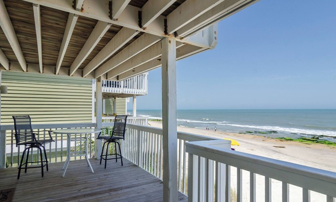 Kure Beach Condo | First floor oceanfront condo in Ocean Dunes!