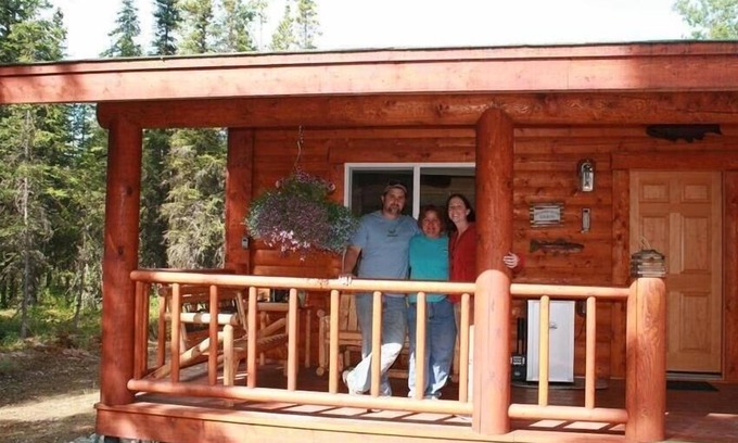 Sterling Cabin | Fish on Log Cabin Rental Got Fish We Do!