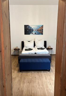Wittenberge Apartment | Five-O Apartment Precht - QueenSize Bett