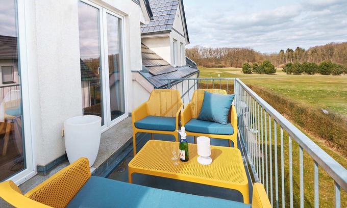 Muritz Apartment | FLEESENTRAUM Premium Apartment - Balcony/Sauna/Fireplace - Golf, pet-friendly