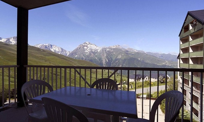 Peyragudes Apartment | Floor -1, terrace, balcony, tv, ski locker, 28m², Peyragudes