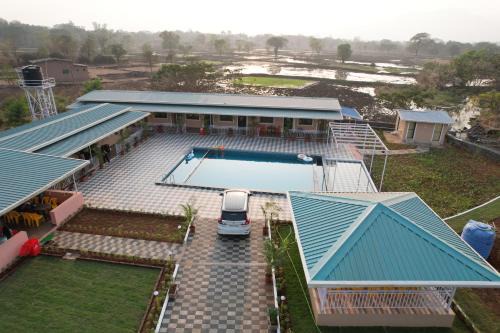 Karjat House | Fortune Farms - Scenic resort with Raindance,Gazebo,Pool&Hill Views