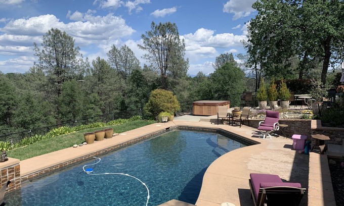 Redding House | Four-Bedroom Country Paradise, with Pool, Hot Tub, & Great Views, Close to Town.