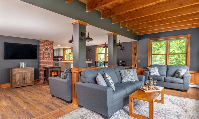 Jeffersonville House | Four-Bedroom Vermont Farmhouse near Smuggler's Notch