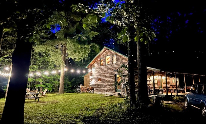 Newfield Cabin | Four Gorges Cabin at Fisher Woods: A Private Cozy Home Base in the Finger Lakes