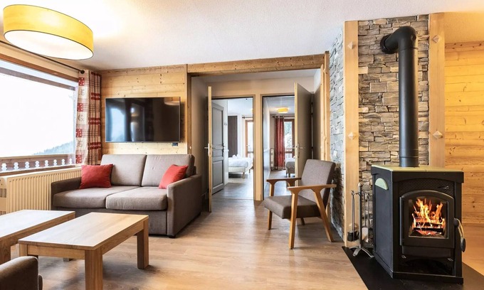 Belle Plagne Apartment | Residence les Balcons de Belle Plagne * - 5 Room Apartment 8/10 People