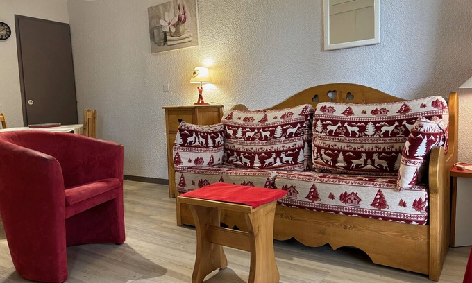 Bellentre Apartment | Cozy 2-Room Apartment Terrace Parking - Near Slopes