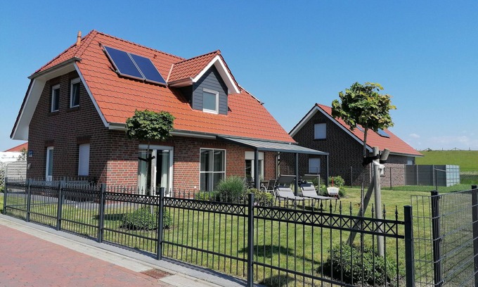 Butjadingen House | Freistehendes Ferienhaus an der Nordsee Direkt am Deich für bis zu 8 Personen