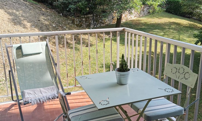 Aix-les-Bains Apartment | Furnished studio with terrace Aix les bains private parking space