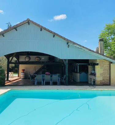 Lamonzie-Saint-Martin House | Gîte d'exception tout confort, piscine et aménagements loisirs uniques - 6 chambres !