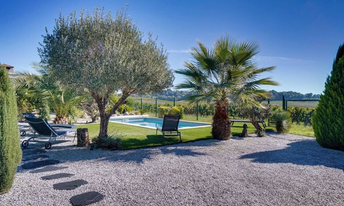 Saint-Aignan Villa | Gîte des Coteaux - Maison familiale avec piscine