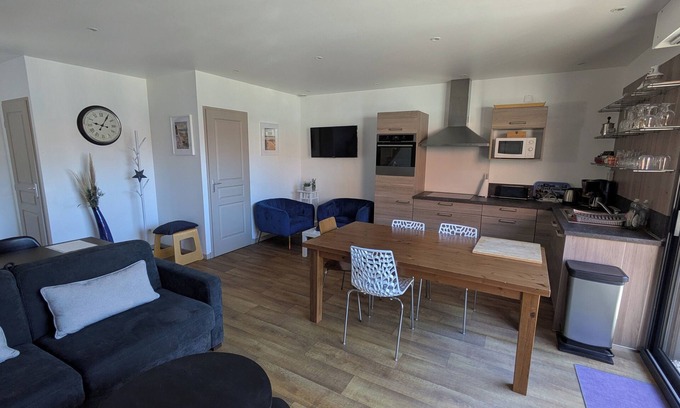 Condette House | Gîte du Lac des Miroirs 2 to 4 pers (without pool)