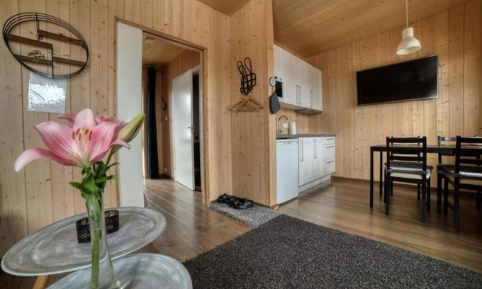 Kirkjubaejarklaustur Apartment | G-28 apartment with terrace