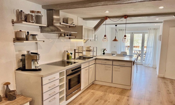 Suderdeich Apartment | Garden apartment - the modern