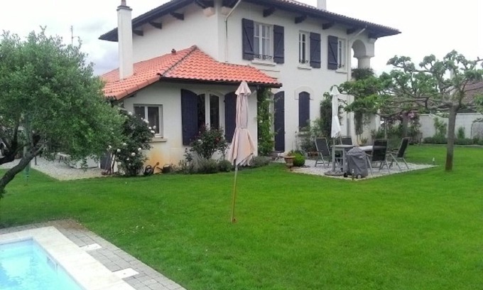 Saint-Julien-en-Born Villa | Gated Villa with Pool and Guesthouse Just 3 Miles to Contis Plage/Surfing