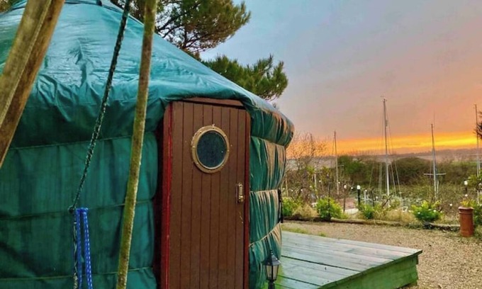 Emsworth Apartment | 'Genoa' a luxurious yurt with sea & harbour views