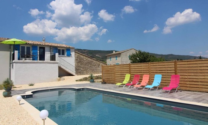 Valvigneres House | GITE DU SOULIER* 6p, 3ch, swimming pool