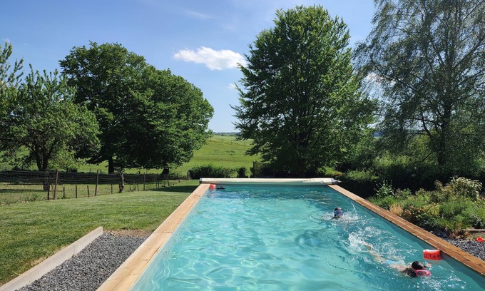 Florennes House | Gîte Le Floyon with swimming pool (near Maredsous)
