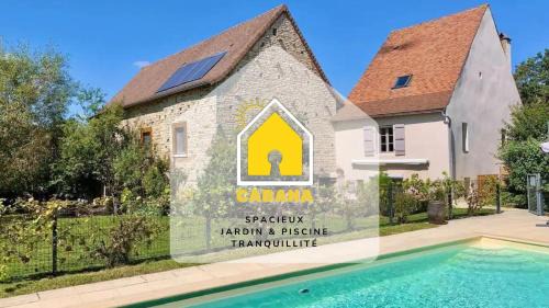 Bresse-sur-Grosne House | Gite Le Foineau - Maison avec Piscine
