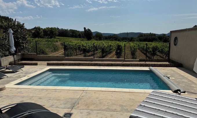 Saint-Romain-en-Viennois House | Gîte with swimming pool overlooking vineyards, 3 km from Vaison-la-Romaine