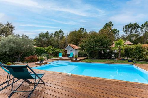 Sanguinet House | Gites Lac et Nature avec Piscine