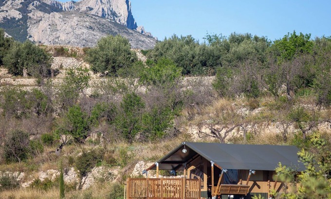 Tarbena Ski Chalet | Glamping Tienda de Safari - Alicante