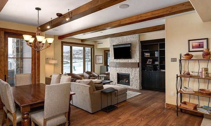 Steamboat Springs Condo | Golden Hour View, Edgemont Luxury with direct Ski Slope Access and Views!