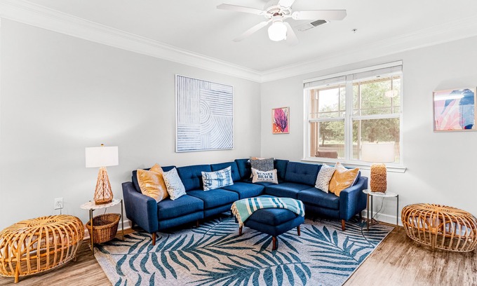 Calabash House | Golf-course-front villa at Crow Creek with screened porch and washer/dryer