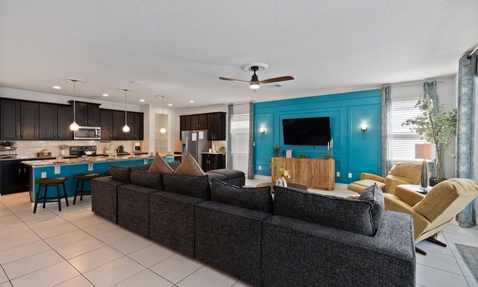 Four Corners House | 🥇Gorgeous 9bd villa close to Disney (SO1149)