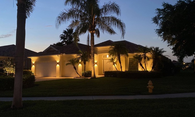 Village Walk House | Gorgeous North Naples home w/pool & jacuzzi; minutes from Mercato and beach