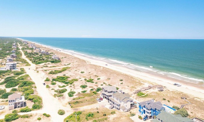 Carova Beach House | Gorgeous oceanfront home off the beaten path in the 4X4 area of Carova!