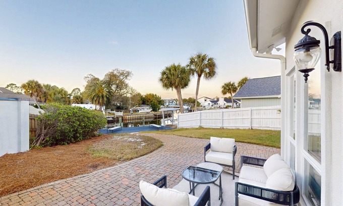 Upper Grand Lagoon House | Gorgeous private home, great for families, canal front & close to beach